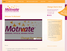 Tablet Screenshot of motivatetherapy.com